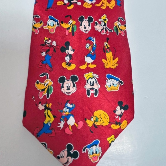 Vintage Mickey Unlimited necktie with Mickey Mouse, Donald Duck, Pluto and Goofy - Picture 5 of 5
